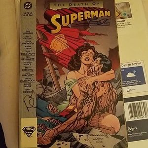 Signed Edition of The Death Of Superman
